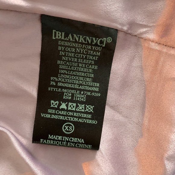 BlankNYC Lilac Suede Moto Jacket - Picture 11 of 12